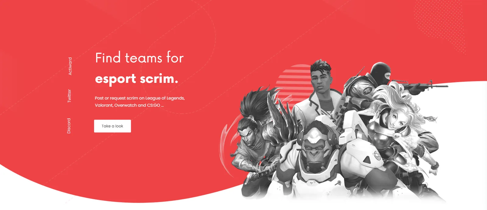 Esport Scrim — find teams for esport scrim across multiple games